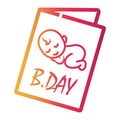 card Line Gradient Icon