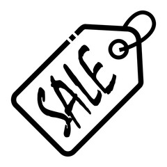 sale Line Icon