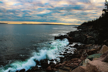 Sunset in Acadia National Park