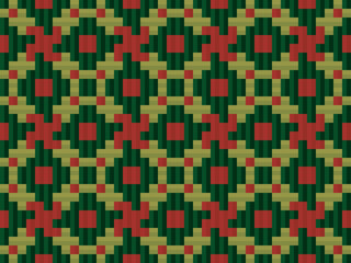 Seamless traditional woven pattern called Anyaman