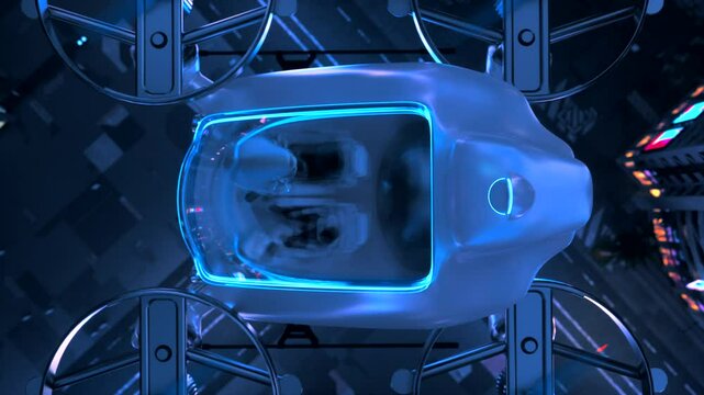 eVTOL commutes above the city