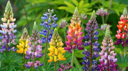 Genus Lupinus in the Fabaceae Annuals Perennials Shrubs