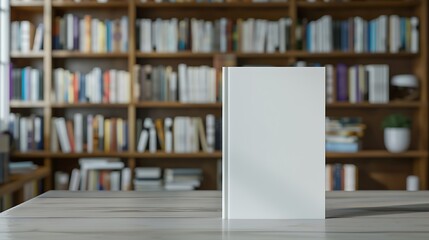 Blank Book Cover Mockup