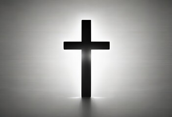 Naklejka premium Christian Cross on isolated background
