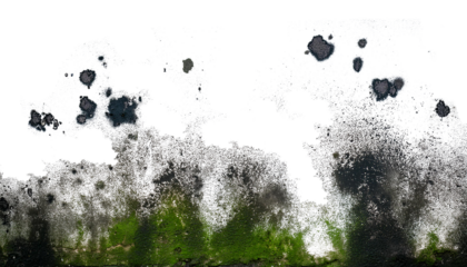 Paredes manchadas con humedady moho