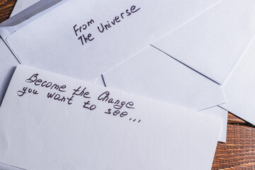 Spiritual message in the mail Photo