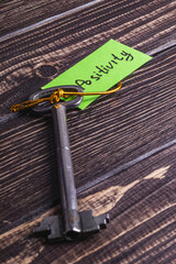 Secret key for a positive life Photo
