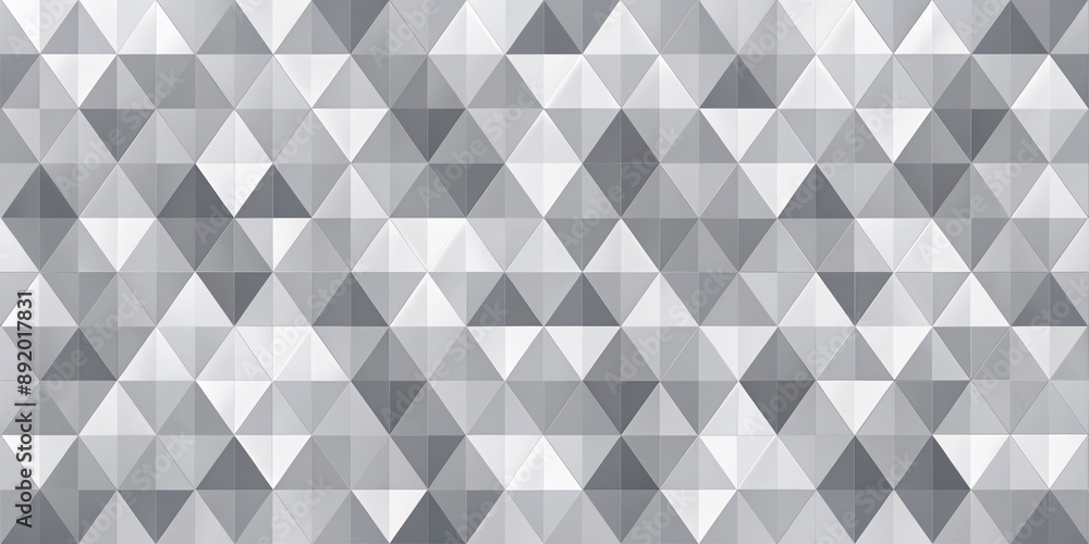 Poster elegant gray and white squares pattern background texture featuring abstract polygon shapes in trian