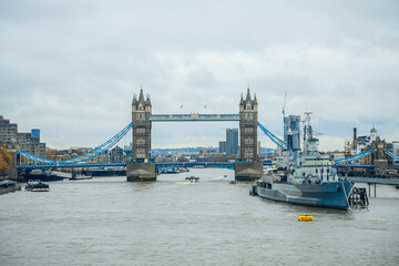 Obraz premium London, UK - City buildings and city streets