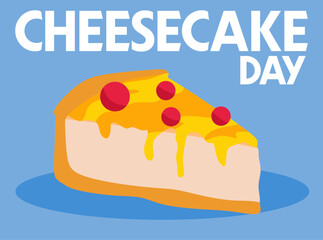 National Cheesecake Day and a delicious cheesecake