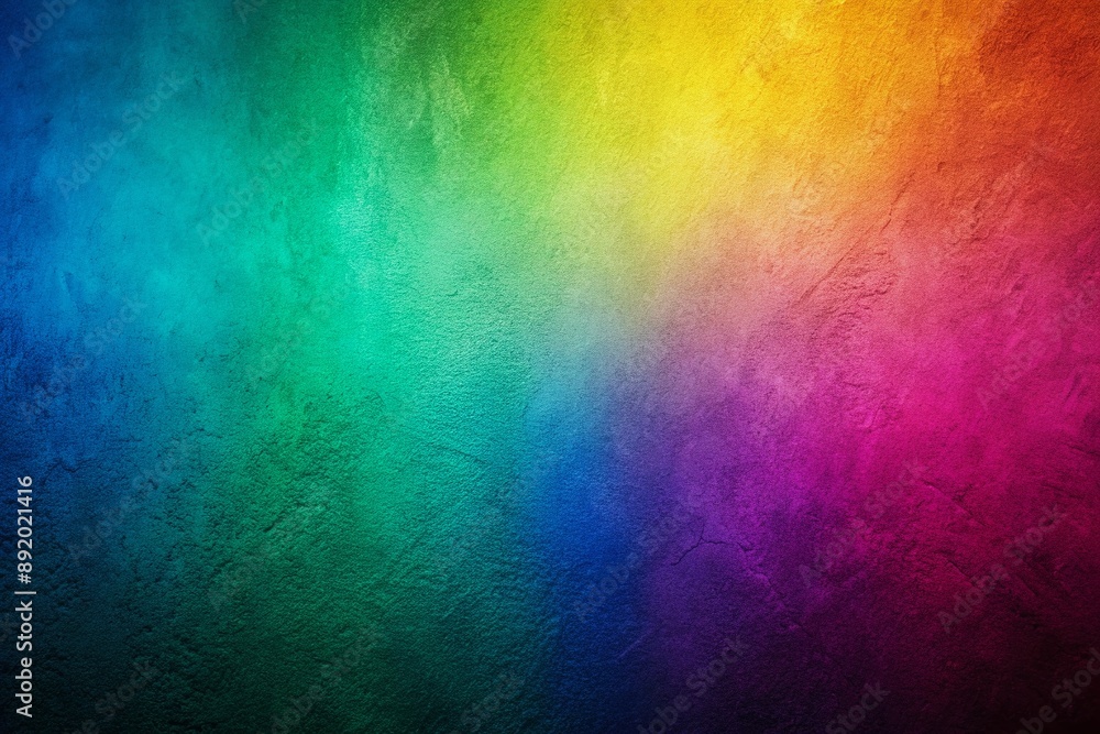 Aufkleber vibrant multicolored gradient background with dark textured overlay, featuring a subtle gradient fad