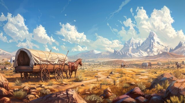 pioneer day background concept