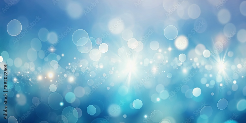 Aufkleber soft blue gradient background with defocused abstract smooth lines and subtle texture, creating a ca