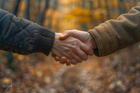 A steadfast friendship built on years of trust and mutual support, weathering life's ups and downs with unwavering loyalty. Concept of interpersonal constancy.