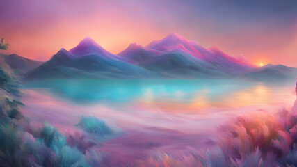 Mystical Abstract Glassmorphism