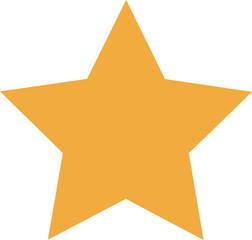 Simple star yellow gold logo