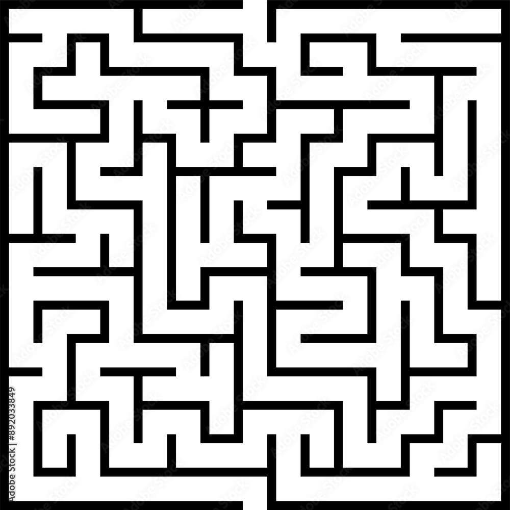 Poster abstract vector labyrinth of low complexity
