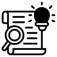  Research Solid Icon