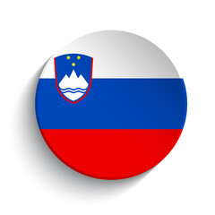 Slovenia flag button