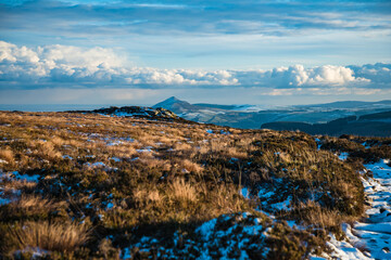 Dublin, Ireland - city and nature views from the top of a hill