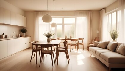 Fototapeta premium Photo interior modern design room 3d illustration