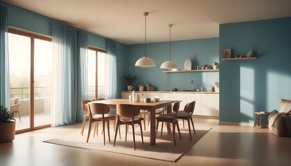 Photo interior modern design room 3d illustration