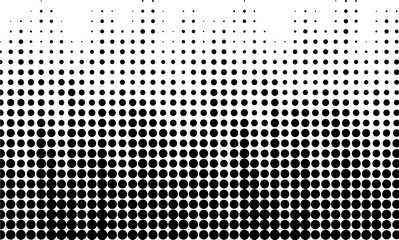 Dynamic Pop Art Vector Background with Abstract Gradient Halftone Dots