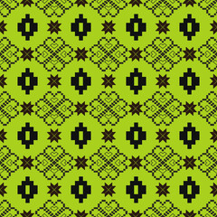 Obraz premium The geometric ethnic pattern of traditional style. Navajo, America Indian patterns. Design for background, wallpaper, clothing, wrapping, Batik, fabric, and prints. Vector illustration.