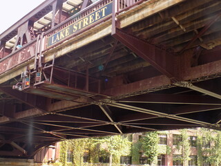 Lake Street Bridge in Chicago