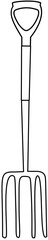 gardening tools outline