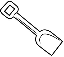 gardening tools outline