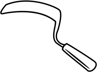 gardening tools outline