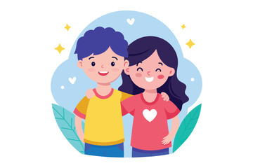 Happy Friendship day vector image 002