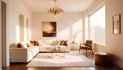 Photo interior modern design room 3d illustration