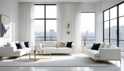 Photo interior modern design room 3d illustration