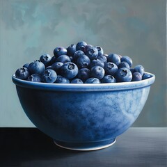 blueberries in a bowl