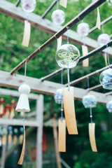 京都の正寿院の美しい風鈴