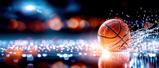 Closeup of a basketball magazine cover, vibrant colors, highresolution, ultraHD, sharp focus, dynamic action shot, cultural influence, detailed textures, glossy finish