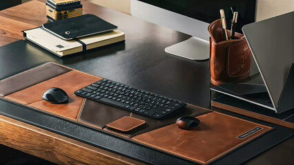 Modern Professional Workspace: Elegant Desktop Essentials