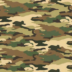 Fototapeta premium Marine soldier camouflage pattern featuring shades of olive green, dark brown, and tan, designed for seamless wallpaper 4
