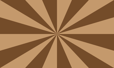 Abstract Brown Sunburst Pattern Background