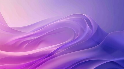 Abstract smooth purple wave with a blue background