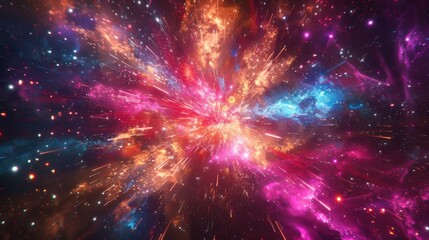 Obraz premium Cosmic Explosion
