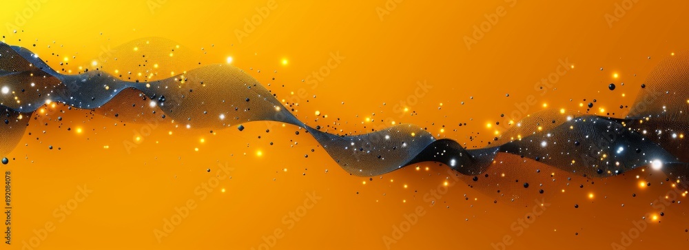 Poster colorful gradient fluid flow smoke in mesh colorful ink, abstract background with the colorful mesh 