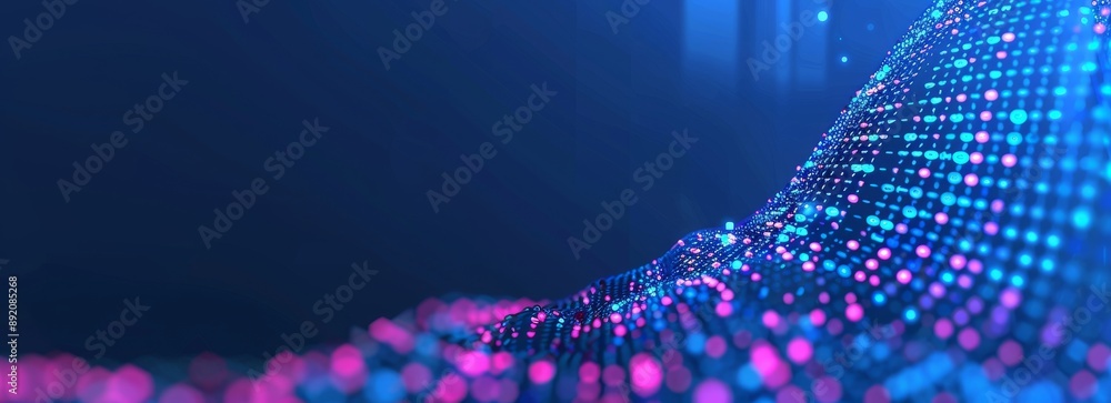 Poster colorful gradient fluid flow smoke in mesh colorful ink, abstract background with the colorful mesh 