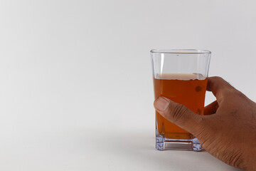 tea in a glass