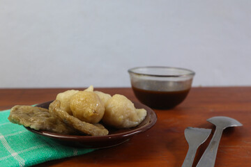 Palembang pempek with various variations