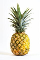 Fototapeta premium Mystic photo of Queen Pineapple, isolated on white background