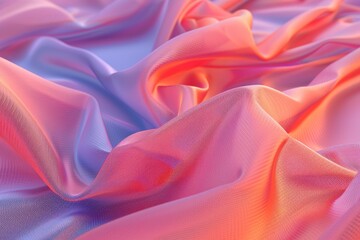 Obraz premium A fabric with a pattern of waves