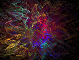 Imaginatory fractal abstract background Image